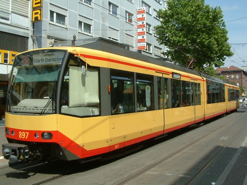 Adtranz/Siemens-DUEWAG GT8-100D/2SN #897