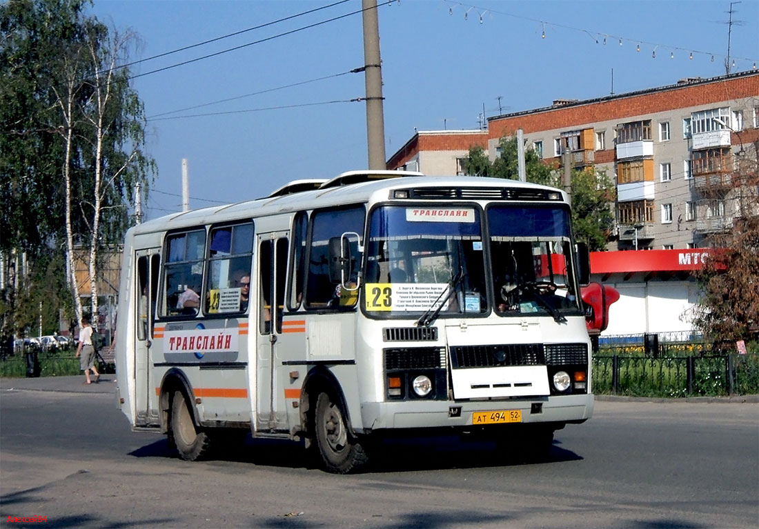 ПАЗ 32054 #АТ 494 52