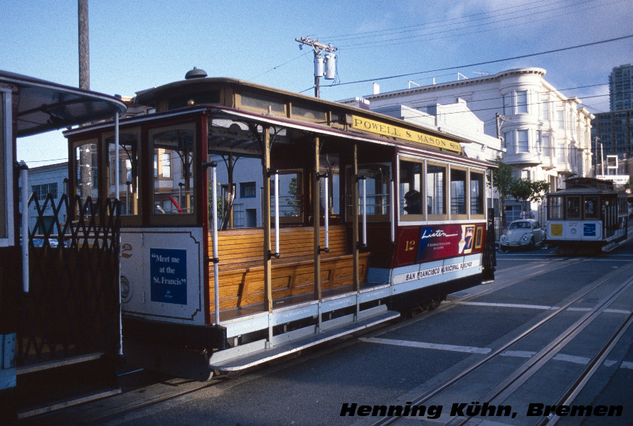San Francisco Cable Car #12