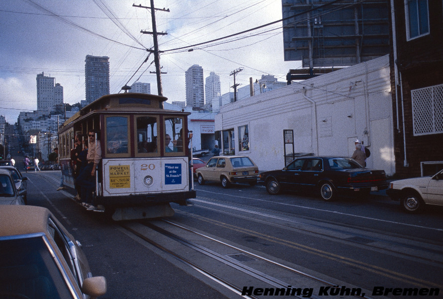San Francisco Cable Car #20